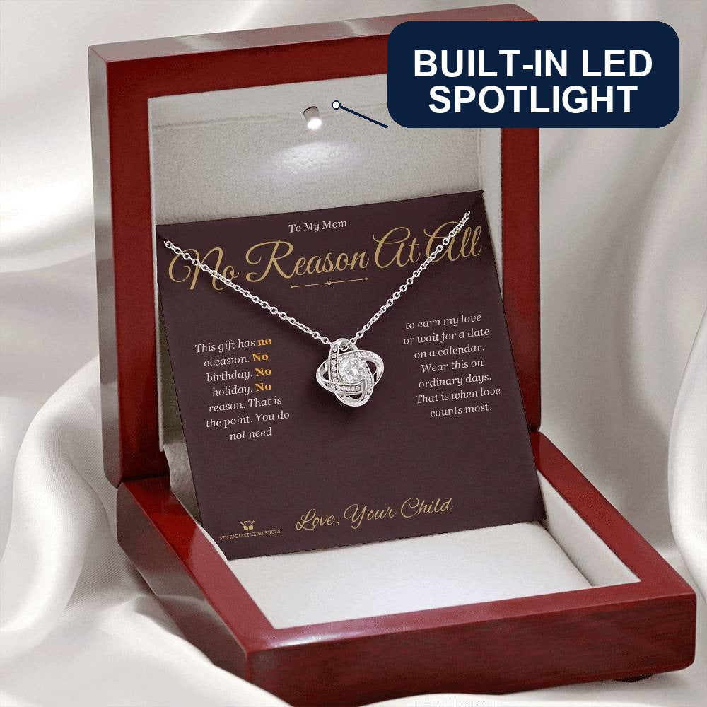 What does a Love Knot Necklace mean - gift for mom