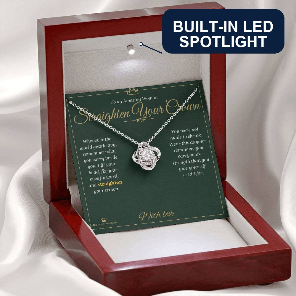 What does a Love Knot Necklace mean - gift for grandmother