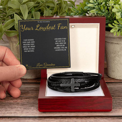 Sentimental grandson gift, not generic