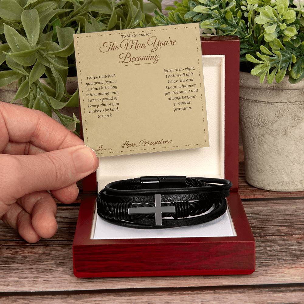 Sentimental grandson gift, not generic