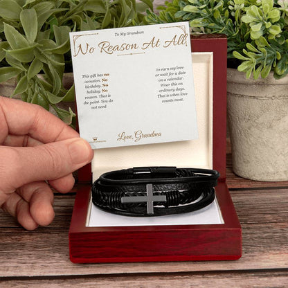 Sentimental grandson gift, not generic