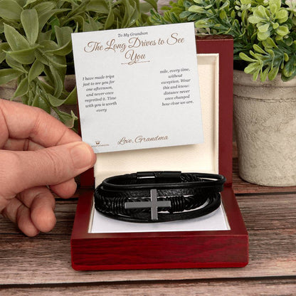 Sentimental grandson gift, not generic