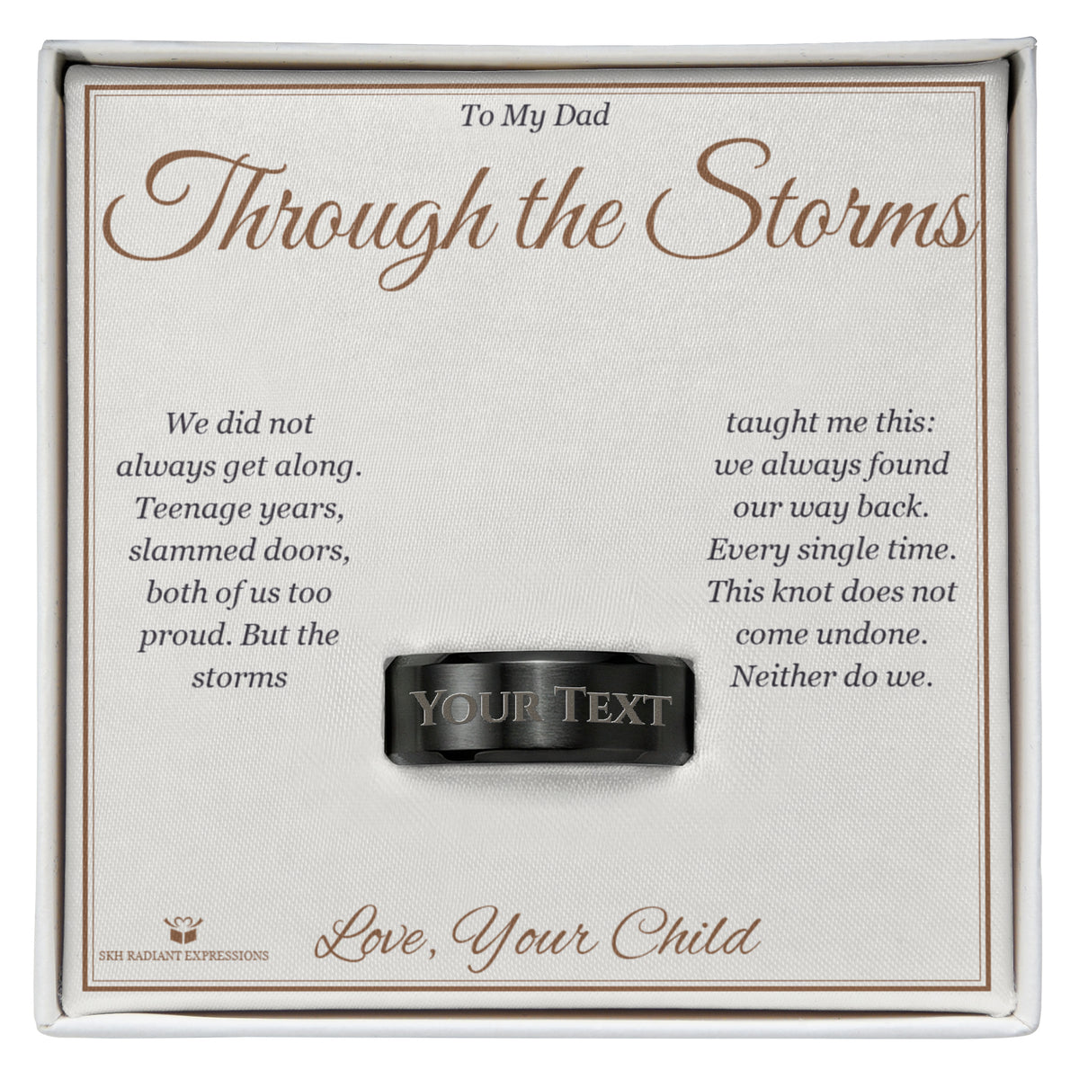 Why a engraved men's ring makes a meaningful gift for dad