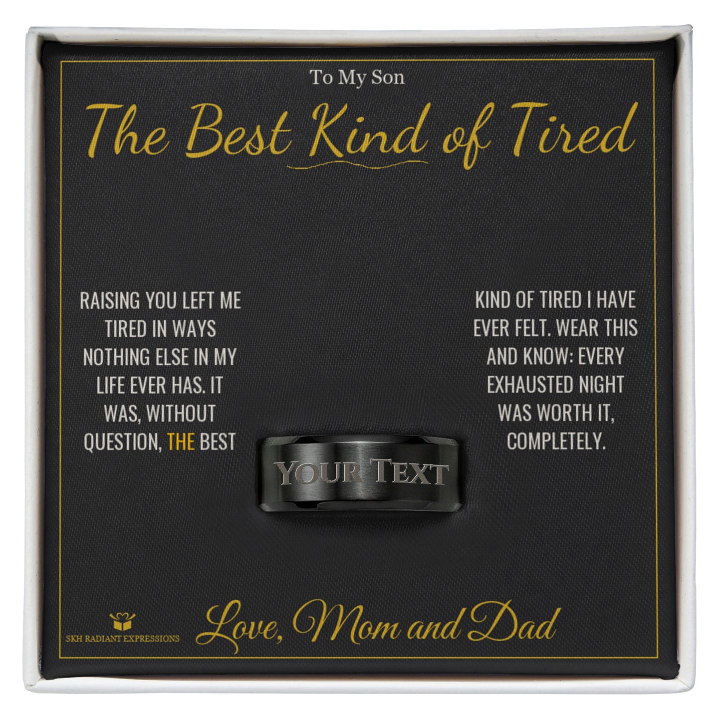 Meaningful gift for son - The Best Kind of Tired