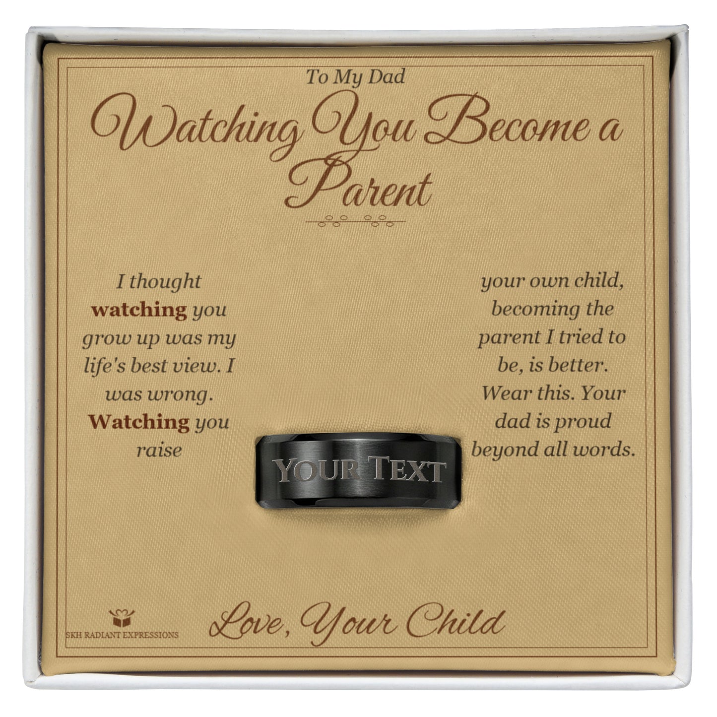 Meaningful gift for dad - Watching You Become a Parent