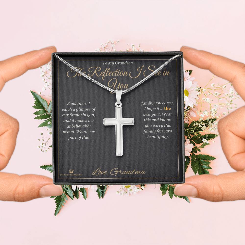 Sentimental grandson gift, not generic