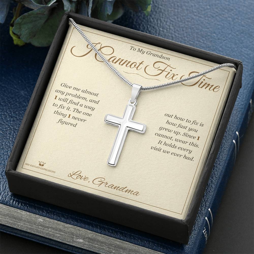 Sentimental grandson gift, not generic