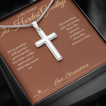 Sentimental grandson gift, not generic