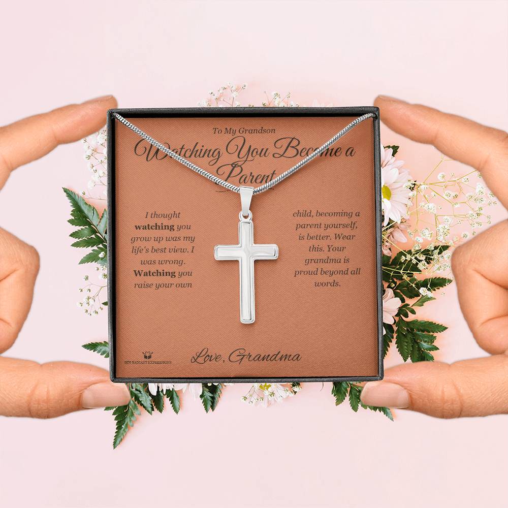 Sentimental grandson gift, not generic