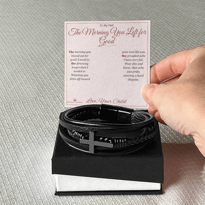 What does a Men's Cross Bracelet mean - gift for dad