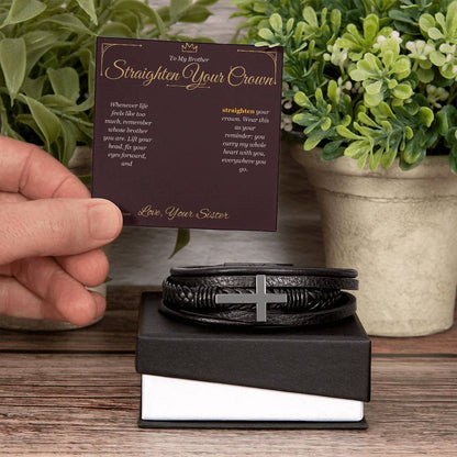 Meaningful gift for brother - Straighten Your Crown