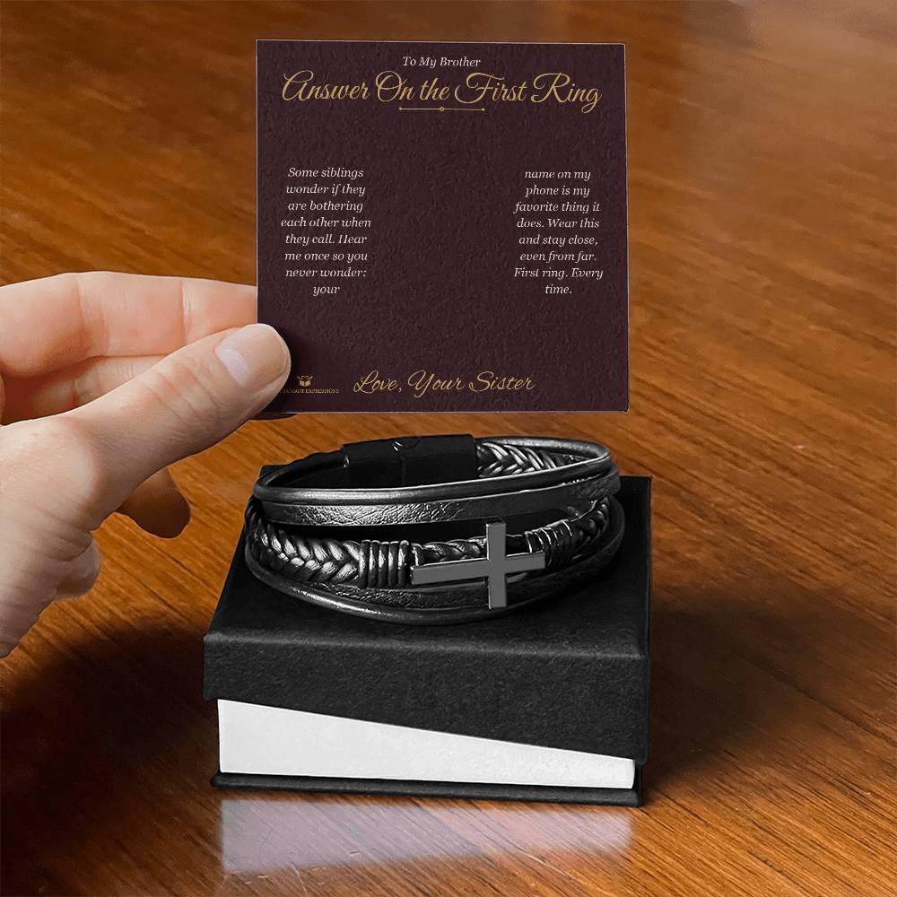 Meaningful gift for brother - Answer On the First Ring