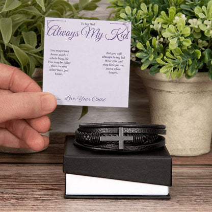 What does a Men's Cross Bracelet mean - gift for dad
