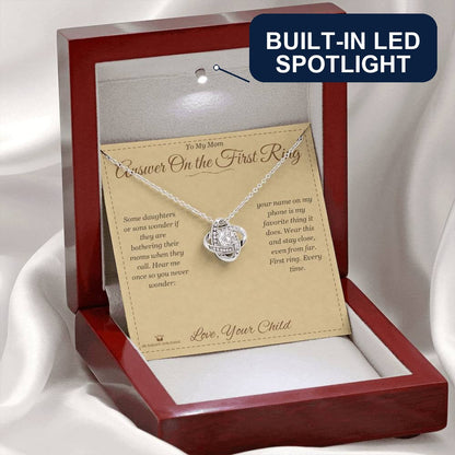 What does a Love Knot Necklace mean - gift for mom