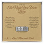 The Night You Were Born - Engraved Men's Ring for Son