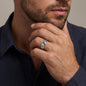 The Night You Were Born - Engraved Men's Ring for Son