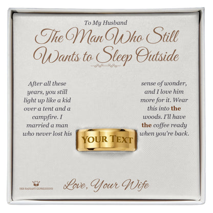 Why a engraved men's ring makes a meaningful gift for husband