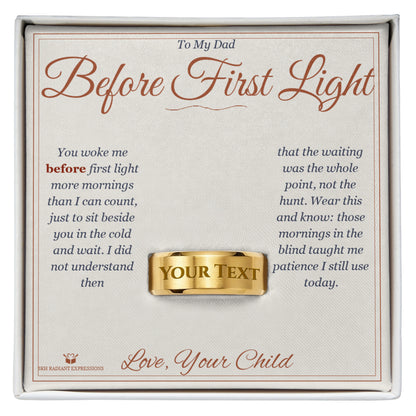 Sentimental dad gift, not generic