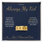 Always My Kid - Engraved Men's Ring for Son