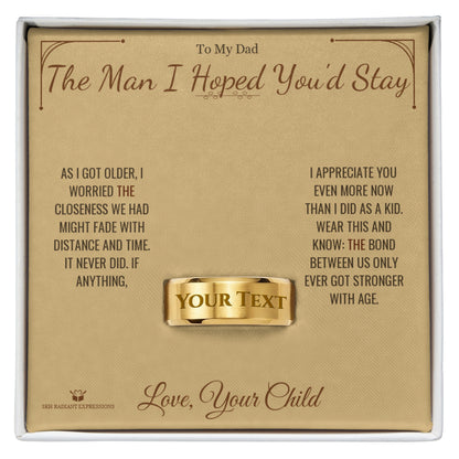 Sentimental dad gift, not generic