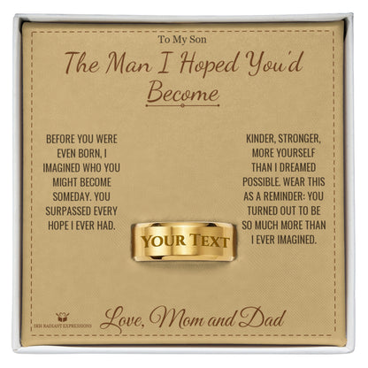 Unique gift idea for son, not a generic present