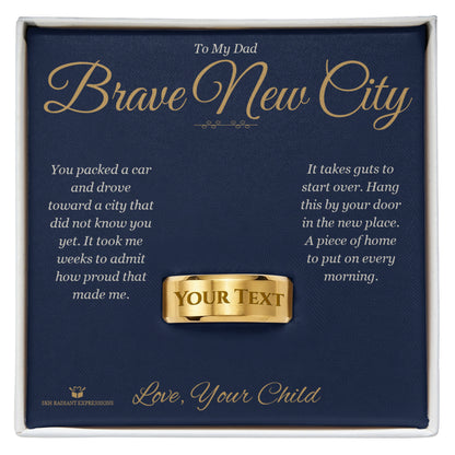 Why a engraved men's ring makes a meaningful gift for dad