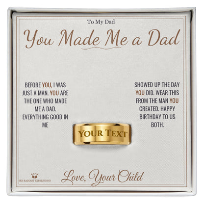 Best engraved men's ring for dad 2026