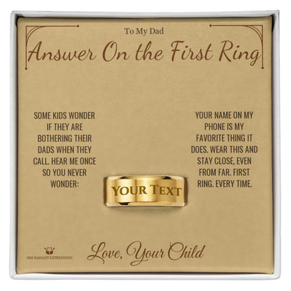 Sentimental dad gift, not generic