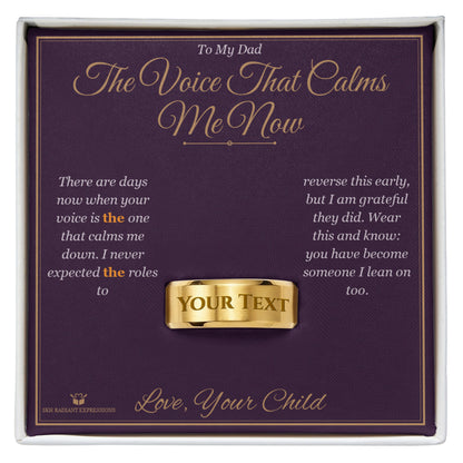 Why a engraved men's ring makes a meaningful gift for dad