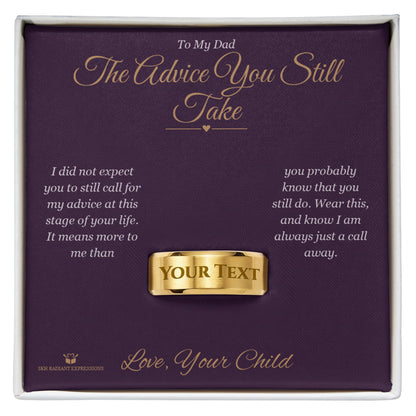 Best engraved men's ring for dad 2026