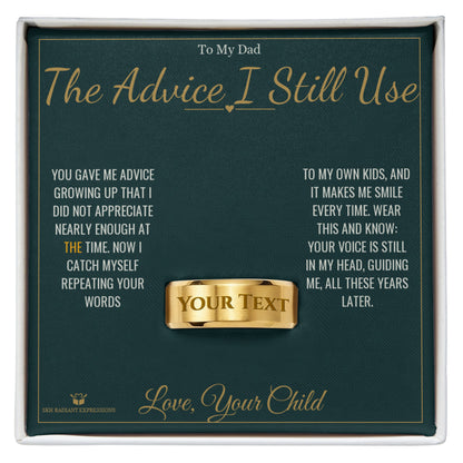 Sentimental dad gift, not generic