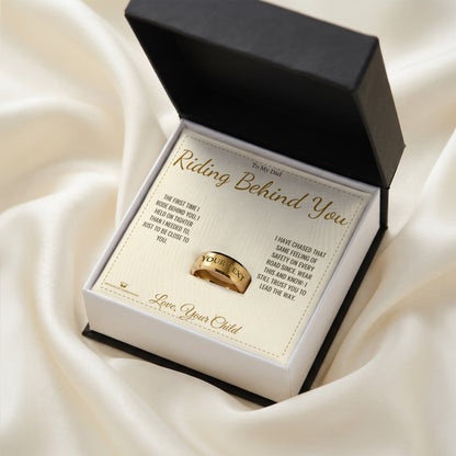 What does a Engraved Men's Ring mean - gift for dad