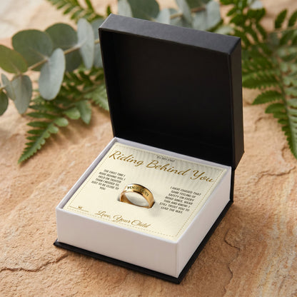 Engraved Men's Ring - a keepsake dad will treasure