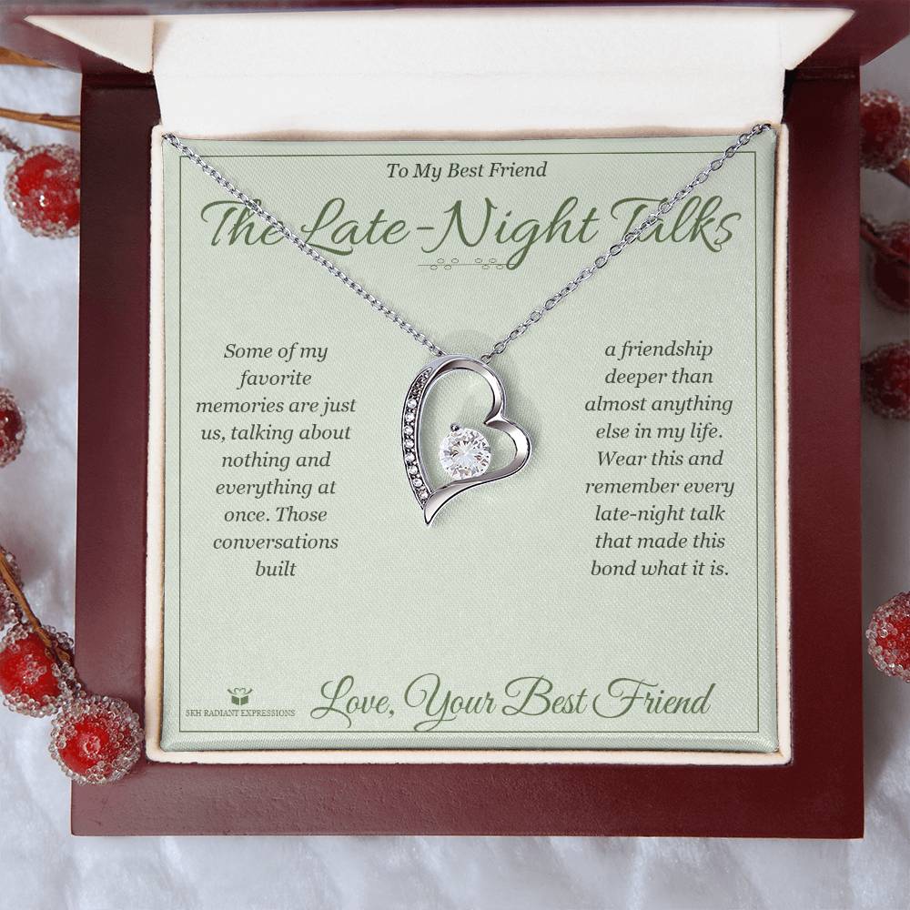 The Late-Night Talks - Forever Love Necklace for Best Friend