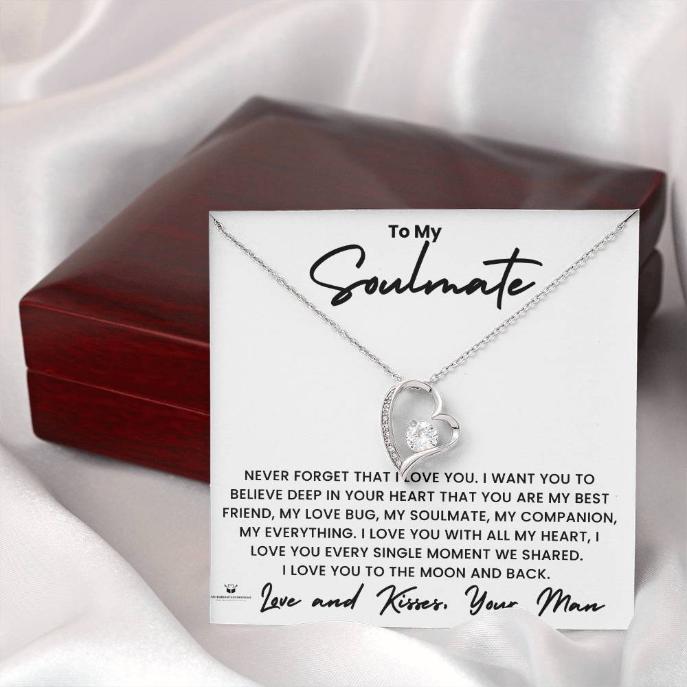 To My Soulmate - You Are My Everything - Forever Love Necklace