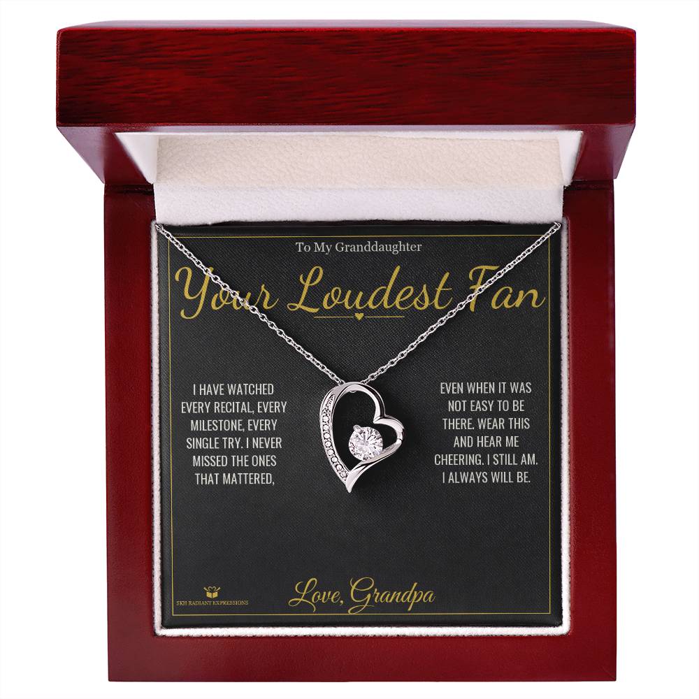 Your Loudest Fan - Forever Love Necklace for Granddaughter