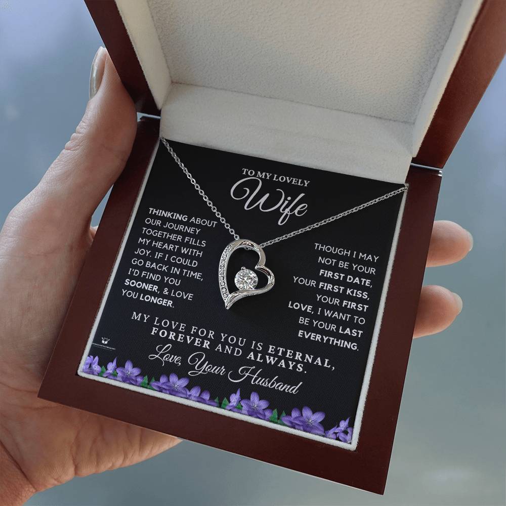 To MY Lovely Wife - Forever Yours: A Tribute to My Lovely Wife - Forever Love Necklace