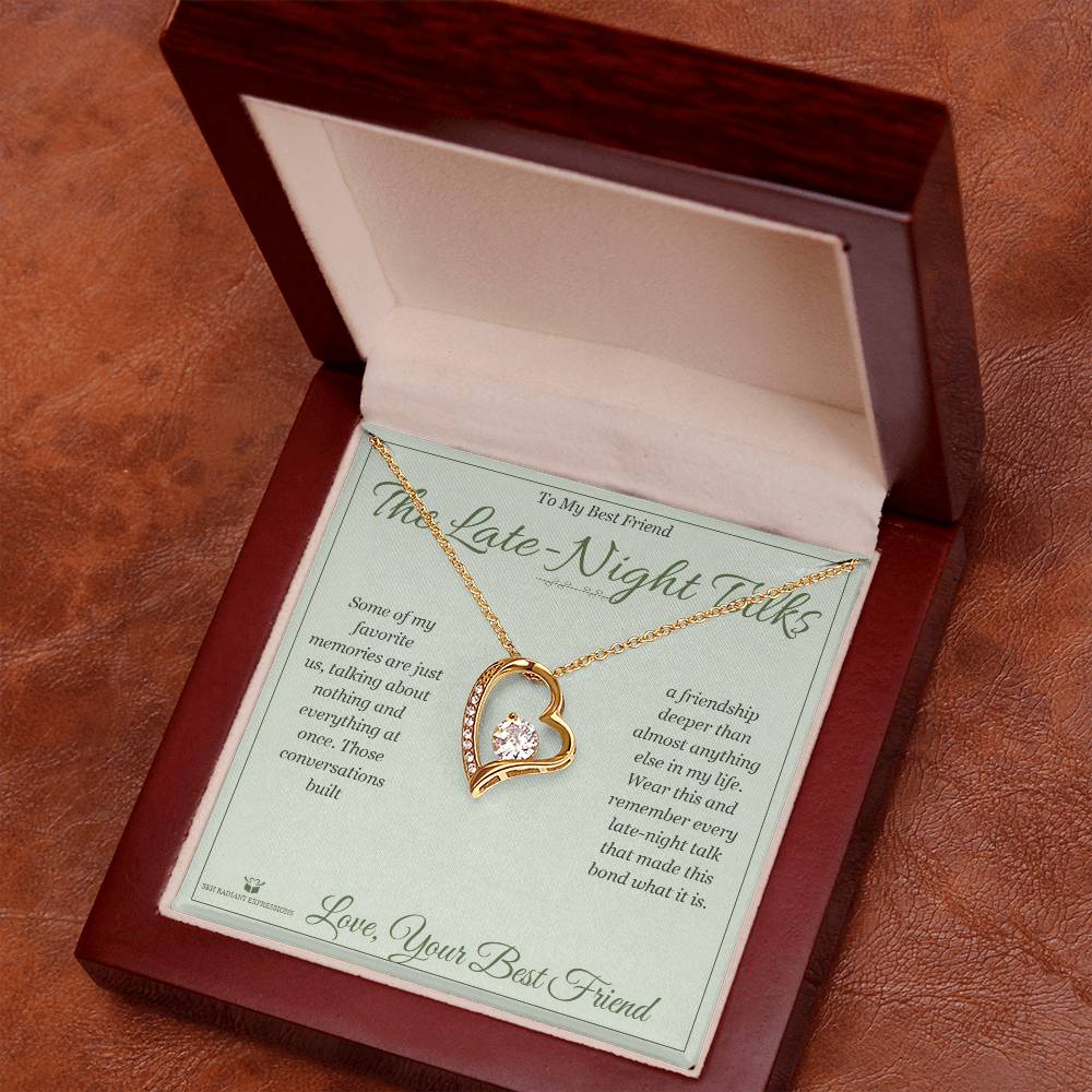 The Late-Night Talks - Forever Love Necklace for Best Friend