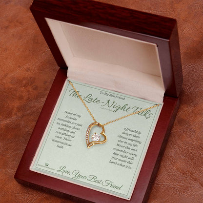 The Late-Night Talks - Forever Love Necklace for Best Friend
