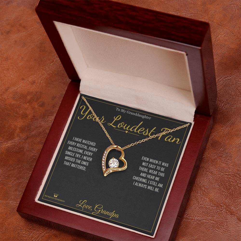 Your Loudest Fan - Forever Love Necklace for Granddaughter