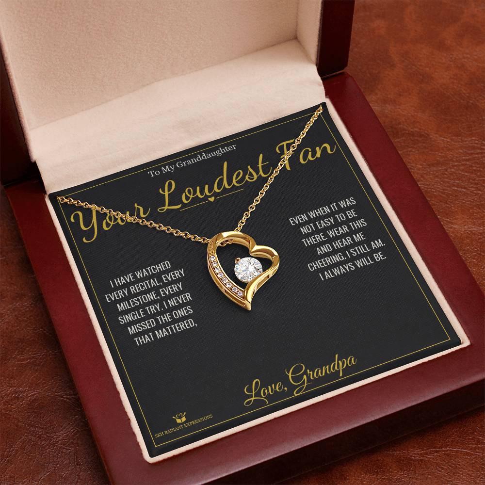Your Loudest Fan - Forever Love Necklace for Granddaughter