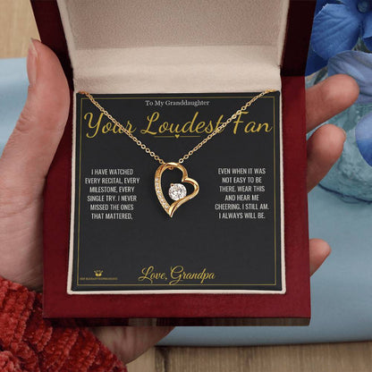 Your Loudest Fan - Forever Love Necklace for Granddaughter