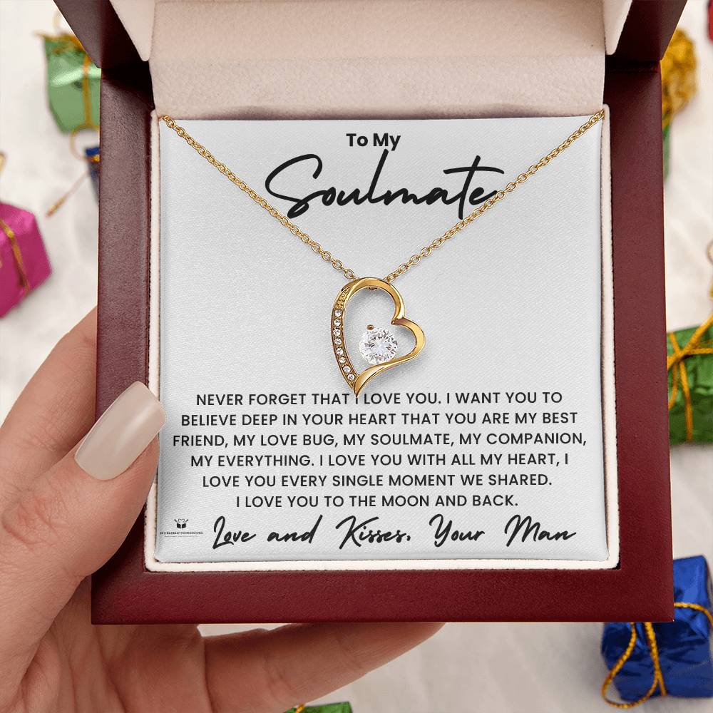 To My Soulmate - You Are My Everything - Forever Love Necklace