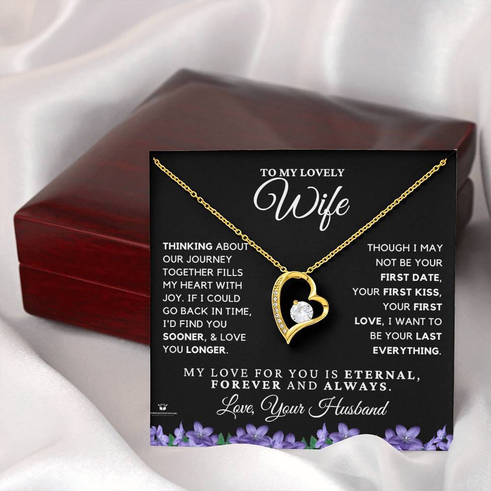 To MY Lovely Wife - Forever Yours: A Tribute to My Lovely Wife - Forever Love Necklace