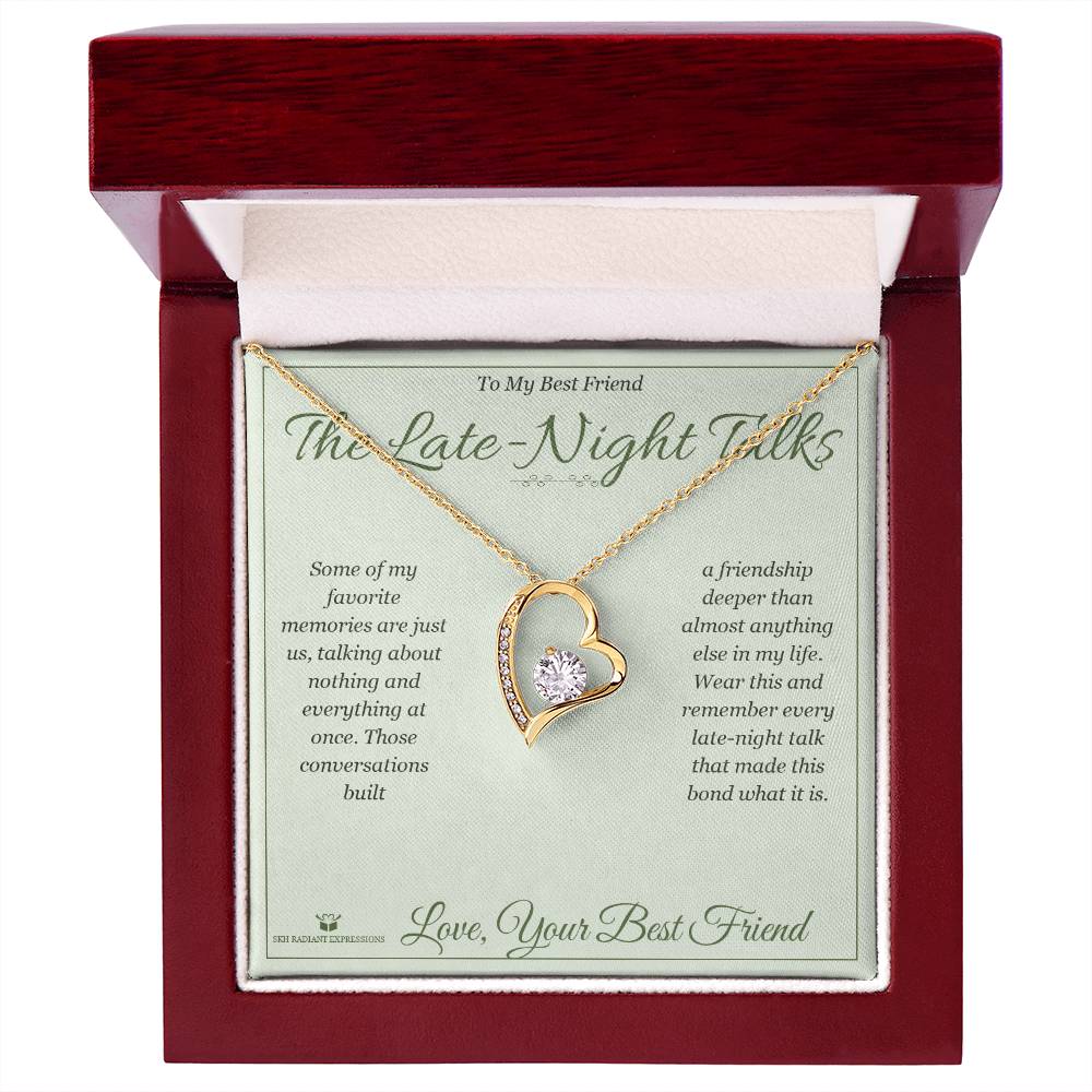 The Late-Night Talks - Forever Love Necklace for Best Friend