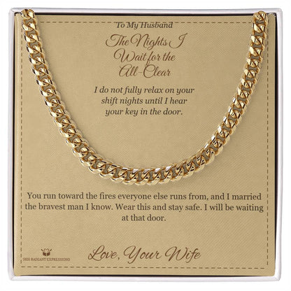 Thoughtful cuban link chain gift for brother