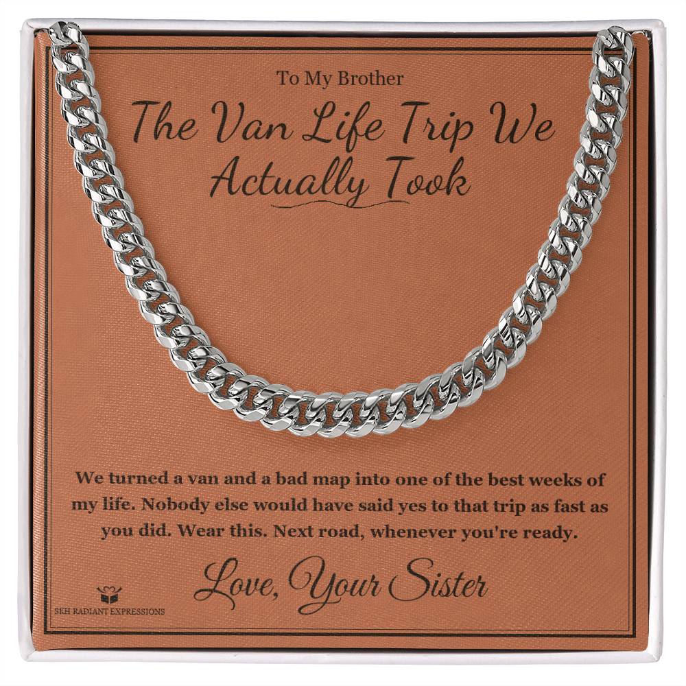 The Van Life Trip We Actually Took - Cuban Link Chain for Brother