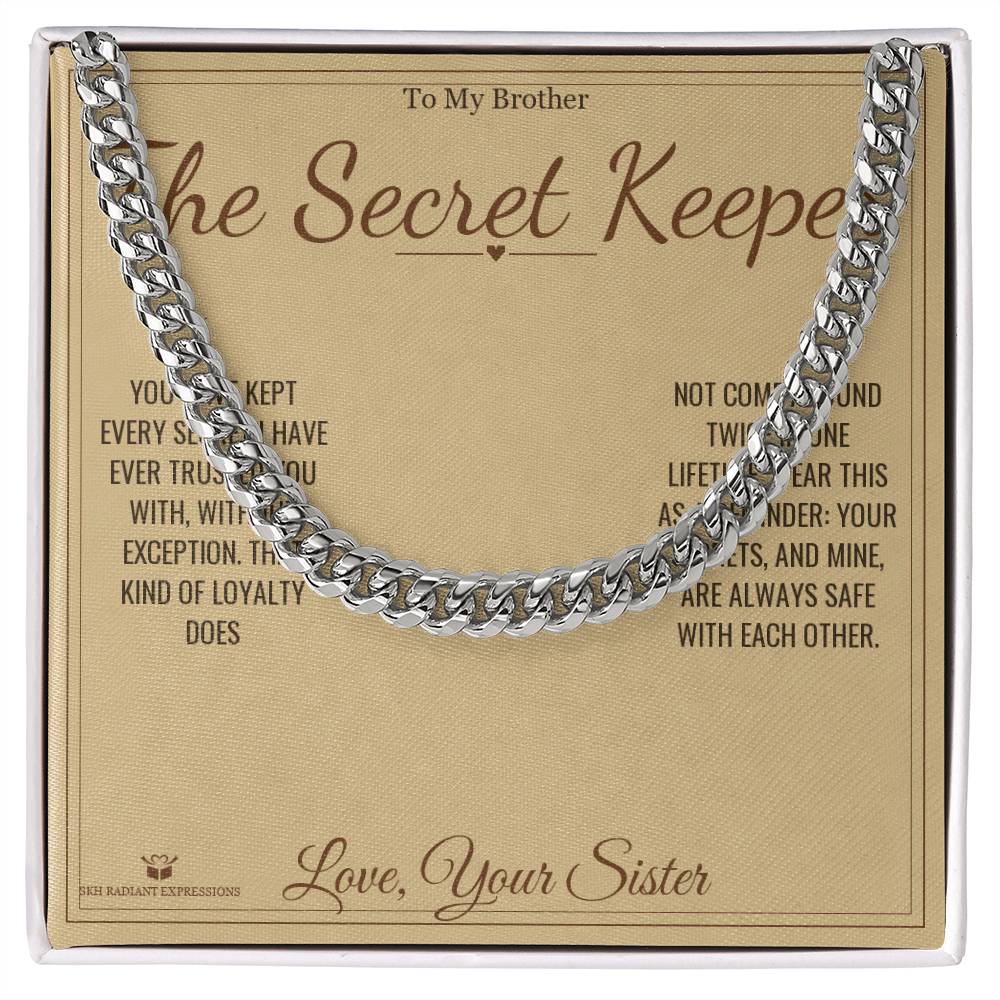 The Secret Keeper - Cuban Link Chain for Brother