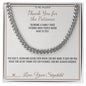 Thank You for the Patience - Cuban Link Chain for Stepdad