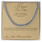 I Cannot Fix Time - Cuban Link Chain for Son